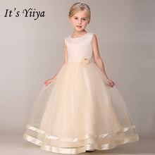 Load image into Gallery viewer, It's YiiYa Flower Girl Dresses 8 Colors Sleeveless O-Neck Floor Length Girls Pageant Dresses Vestidos De Noches Para Ninas B815