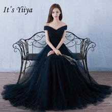 Load image into Gallery viewer, It's Yiiya bridesmaid dresses Elegant long wedding party dress Plus size royal blue bridesmaid dress Tulle Robe Soiree DSYA003