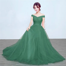 Load image into Gallery viewer, It's Yiiya bridesmaid dresses Elegant long wedding party dress Plus size royal blue bridesmaid dress Tulle Robe Soiree DSYA003