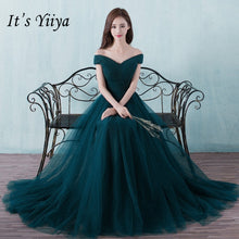 Load image into Gallery viewer, It's Yiiya bridesmaid dresses Elegant long wedding party dress Plus size royal blue bridesmaid dress Tulle Robe Soiree DSYA003