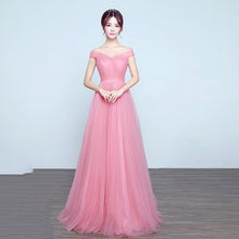 Load image into Gallery viewer, It's Yiiya bridesmaid dresses Elegant long wedding party dress Plus size royal blue bridesmaid dress Tulle Robe Soiree DSYA003