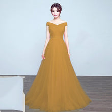 Load image into Gallery viewer, It's Yiiya bridesmaid dresses Elegant long wedding party dress Plus size royal blue bridesmaid dress Tulle Robe Soiree DSYA003