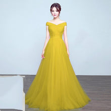 Load image into Gallery viewer, It's Yiiya bridesmaid dresses Elegant long wedding party dress Plus size royal blue bridesmaid dress Tulle Robe Soiree DSYA003